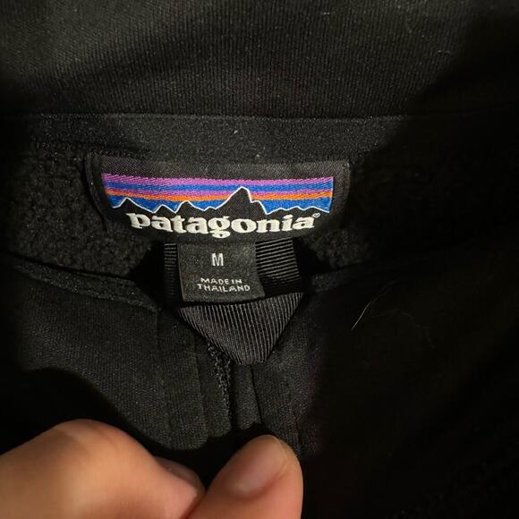 Patagonia Men's Better Sweater 1/4-Zip Fleece In Black Size Medium - Picture 5 of 10